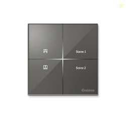Havells Crabtree iSense Smart Monoblock Touch Panel with 1 Curtain Con