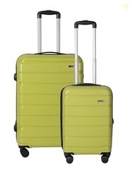 Teakwood Small-Medium Cabin Size 8 Wheels Trolley Bag, Hard Cabin with