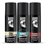 Beardo Don, Mariner Captain Jack & Whisky Smoke Body Spray Set for Men | Deodorant Perfume Body Spray | Citrus, Aqua & Woody Fragrances | 120ml x 3