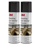 3M Foaming Car Interior Cleaner, Upholstery & Leather Cleaner, Removes Tough Stains & Dirt Inside Your car (290g Each, Pack of 2)