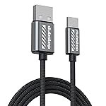 Dubstep Blaze Flash 50W USB Type C Nylon Braided Cable 3.5 A 1.25m Supports All Fast Charging Technologies (Compatible with Mobile, Tablet, Laptop, Speakers, Grey, One Cable)