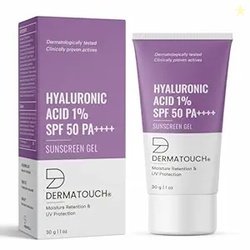 DERMATOUCH Hyaluronic Acid 1% Sunscreen | SPF 50 Pa++++ | For All Skin