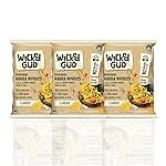 WickedGud Hakka Noodles, Pack of (200gm x 3) | Whole Wheat | Lentils | Oats | No Maida | No Oil | No MSG | High Protein | High Fibre | Cholesterol Free
