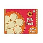 GO DESi Milk Peda – 180/150 grams | 66% Khoa | No Artificial Flavours | Sweets | Doodh, Malai Peda