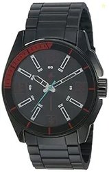 Fastrack Hitlist Quartz Analog Black Dial Black Stainless Steel Strap
