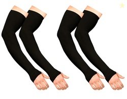 BENAVJI Arm Sleeves for Men & Women UV Protection Hand Sleeve with Thu