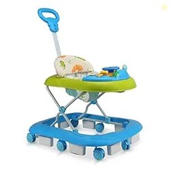 LuvLap Sunshine Baby Walker with Parental Push Handle, Anti Fall, Anti