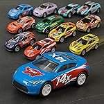 GRAPHENE 10 Unbreakable Pull Back Cars for Kids Metal Alloy Mini Racing Diecast Car Toy Play Set Strong & Durable High Speed Vehicle Gift Pack for Boys Birthday Return Gift khelona Toys(Racing Cars)