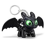 Dragon Keychain with LED Light Eyes, Key Holder and Bag Charm Toy Accessory