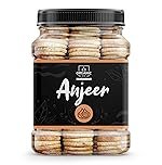 Organic Box Afghani Anjeer Figs (Jar Pack) – Afghanistan Dry Anjir (Dried Figs) Dry Fruits for Body Mass Loss, Increases Immunity, 500 Gram (Anjeer, 500 Gram) – Diwali Gift Pack