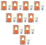Halonix 2.9 Watt B22D LED Yellow Light led Bulb, Pack of 10, Yellow light