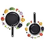 ATEVON Nonstick Duo Pack Fry Pan 1200ml and Sauce Pan 800ml Gift Set