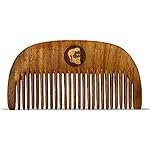 Beardo Compact Wooden Comb | Style your beard hassle-free | Pocket-size Elegant Comb for hair & Beard styling | Light Weight For Healthy & Stylish Beard