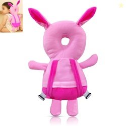 GLUN  Baby Head Protector Backpack, Pack of 1 Cute Rabbit Soft Cushion