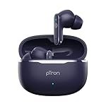 pTron Bassbuds Eon in-Ear TWS Earbuds w/ 13mm Drivers, 45Hrs Playtime, Dual HD Mic & TruTalk AI-ENC Calls, Custom EQ, Mobile App, Bluetooth v6.0 Headphones,Voice Assist., Type C Charging & IPX5 (Blue)