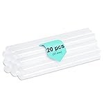 GLUNÂ® Glue Sticks, 11mm Transparent Glue Gun Sticks, 20 Piece for DIY Craft Work, Gift Decoration Electronics Repairing & Office Use