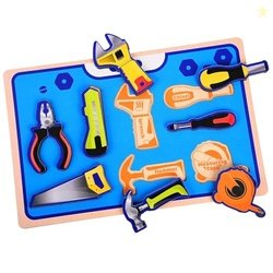 Nyaara Tools Wooden Puzzle | Baby Puzzle for 2-4 Years Old Toddlers |