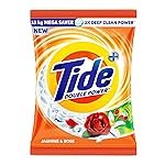 Tide Plus Detergent Washing Powder – 10kg Mega Saver Pack | Jasmine & Rose Fragrance | Removes deep-seated Oil, Gravy, Tea Stains | World’s No. 1 Detergent Brand