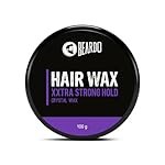 Beardo Xxtra Stronghold Hair Wax, 100 gm | Crystal Hair Wax for Men | Hair Wax Men | Hair Styling Wax for Glossy Finish & Shine | Extra Strong Hold Wax