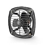 LONGWAY Ventilo 12 Inch 300 mm Energy Efficient Exhaust Fan | High Speed Powerful Motor | Low Noise Operation & Easy to Clean | Suitable for Bathroom, Kitchen, Office | 2 Years Warranty (Marble Black)