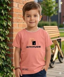 LUCANTIC Boys Graphic Print Cotton Blend Regular T Shirt