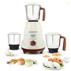 Borosil Home Star Mixer Grinder, For Wet/Dry Mixing & Grinding, 500 Wa