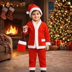 GRAPHENE Christmas Santa Claus Dress Costume for Boy Girl Kids Childre