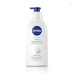 NIVEA Aloe Hydration Body Lotion 600 ml | 72 H Moisturization | Refres