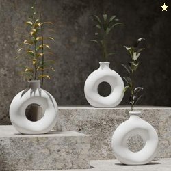 Lifelong Set of 3 Home Decor Planters for Living Room & Balcony | 8.75