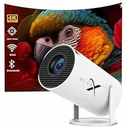 Vision Pro Smart Android Projector | Native 720p HD, 4K Support | Dual