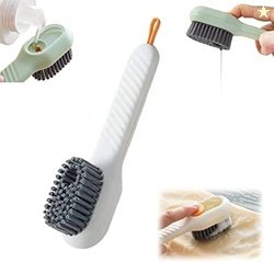 GENERIC Multifunctional Shoe Brush with Liquid Box,Household Soft Fur