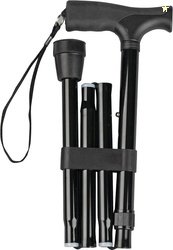 SWADESI BY MCP Folding Stick 4 Section Aluminum Hand Stick Walkin...mo