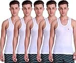T.T. Mens Titanic 100% Cotton Shrink Controlled Regular Fit Vest