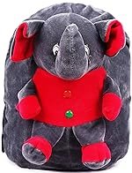 DZert Ealephant Kids School Bag Soft Toy Plush Backpack Cartoon Bag Children’s Gifts Boy/Girl Baby/Decor School Bag for Kids (2-5 Years)