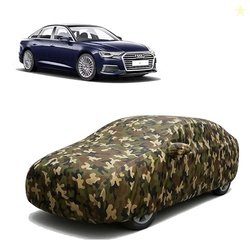 Sulfar 100% Waterproof Car Body Cover Compatible with Mirror for Audi