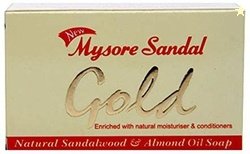 MYSORE SANDAL Gold Soap Per Unit (Pack of 6) - Purest Sandalwood ...mo