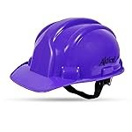 Aktion AK H02_WHT Safety Helmets Rachet Type, Color: Violet, Pack of 2, IS 2925:1984