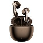 Fire-Boltt Newly Launched Aero Lite TWS Earbuds Custom EQ Wireless Bluetooth 5.4 Music & App Support 50H Playtime Fast Charging Case 50ms Low Latency for Gaming Touch Controls Brown