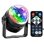 Disco Ball, Disco Lights Party Light Sound Activated Party Lights with Remote Control