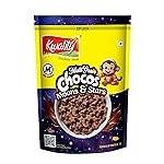 Kwality Multigrain Chocos Moons and Stars 375g | Delicious Breakfast Cereal for Kids | Fortified with Iron & Vitamins | Wholesome & Crunchy Snack