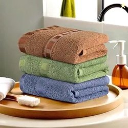 Urbane Home Pack of 3 Cotton Hand/Face Towels for Men & Women | Easily