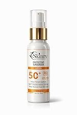 Protective Sunscreen Lotion SPF 50+ PA+++ | Non-Sticky Matte Brightening Formula | UVA UVB Protection | Suitable for All Skin Types | Daily Use Moisturizing Sunscreen | 50ml