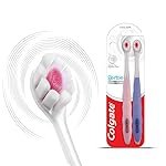 Colgate Gentle UltraFoam Ultra Soft Bristles Manual Toothbrush for adults, 2 Pcs, Soft Bristles for Superior Clean, Assorted