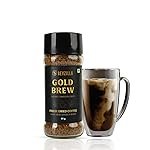 Bevzilla Gold Brew Instant Freeze Dried Coffee Powder â 95g Jar |Arabica Coffee | Best for Hot & Cold Brews | Best for Espresso, Cappuccino & Iced Coffee | No Preservatives | Unbreakable Jar