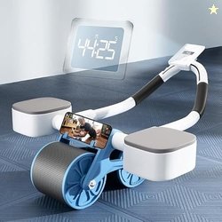 Lifelong LLAR02 Ab Roller With Automatic Rebound, Elbow Support, Timer