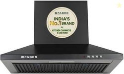 FABER HOOD PLUTO PB BF BK 60 Pyramid Shape 60cm|3 Layer Baffle filter|