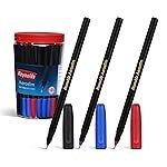 Reynolds AEROSLIM Ball Pen SET – 70 PENS (60 BLUE, 5 Black, 5 Red) | PEN WITH COMFORTABLE GRIP |BALL PENS FOR WRITING | PEN FOR STUDENTS & OFFICE STATIONERY | 0.7 mm TIP SIZE