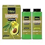Nisha Herba Care Hair Colour & Beard Colour Gel 200ml (100ml Colorant + 100ml Developer), Original Black, 100% Grey Coverage, No-Ammonia, Long Lasting, Professional Dye for Men & Women, Vegan, No Parabens