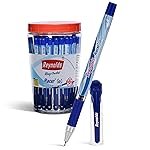 Reynolds RACER GEL Pen SET – 40 BLUE PENS WITH COMFORTABLE GRIP | BLUE GEL PENS FOR WRITING | PEN FOR STUDENTS & OFFICE STATIONERY | 0.5 mm TIP SIZE