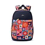 Gear Florentine 19″/24L Large Water Resistant School Bag/Casual Backpack/Daypack/Laptop Bag for Boys/Girls (Blue – Pink)